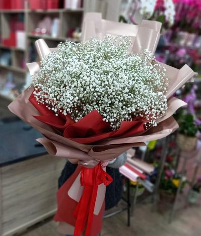 Букет цветов из: Гипсофила в Жабкино