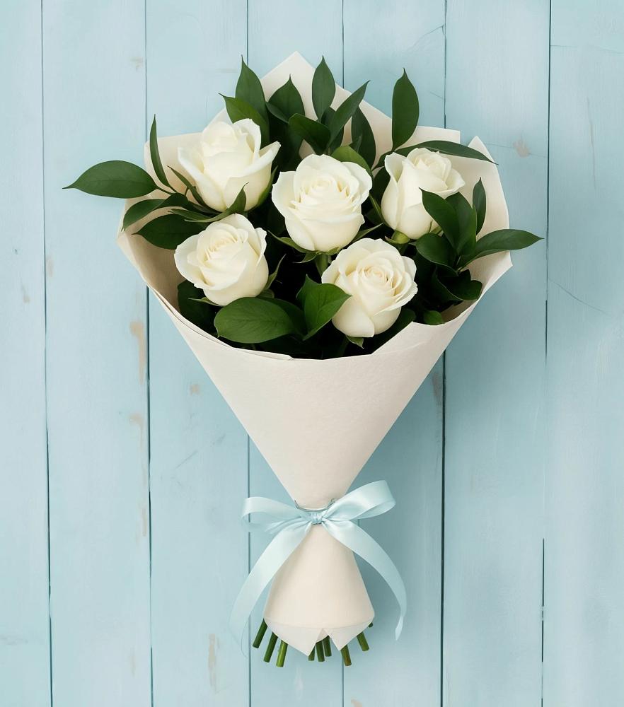 Букет цветов из: Розы в Жабкино