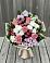 Букет цветов из: Альстромерии, Гвоздики, Розы и Хризантемы в Жабкино