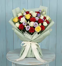 Букет цветов из:  Розы в Жабкино