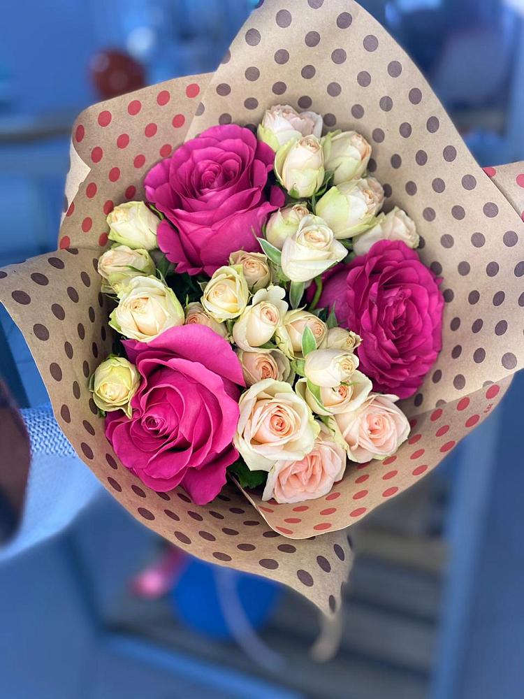 Букет цветов из: Розы в Жабкино