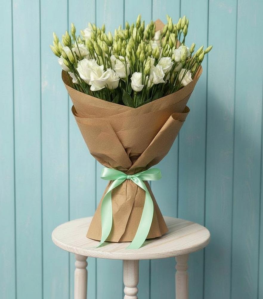 Букет цветов из: Лизиантусы в Жабкино