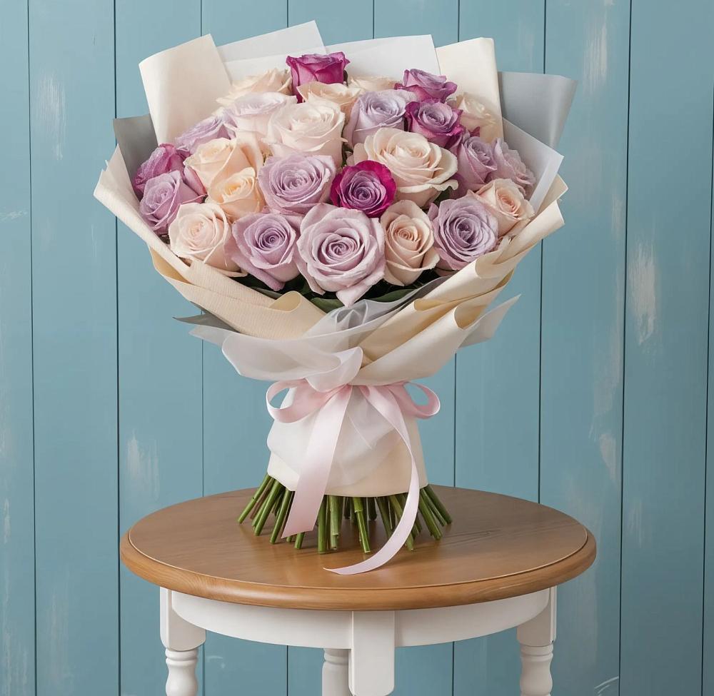 Букет цветов из: Розы в Жабкино