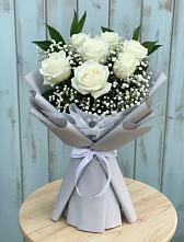 Букет цветов из:  Розы в Жабкино