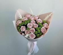 Букет цветов из:  Розы и Хризантемы в Жабкино