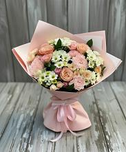 Букет цветов из:  Гвоздики, Розы и Хризантемы #REPLACE_PRED# Жабкино