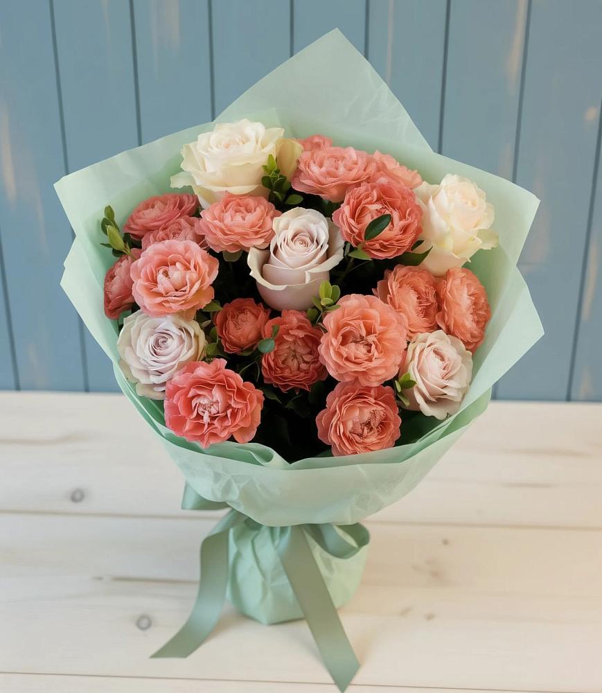 Букет цветов из: Розы в Жабкино