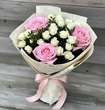 Букет цветов из:  Розы в Жабкино