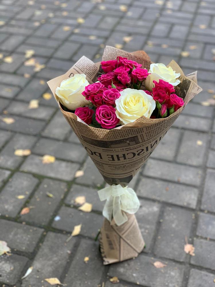 Букет цветов из: Розы в Жабкино