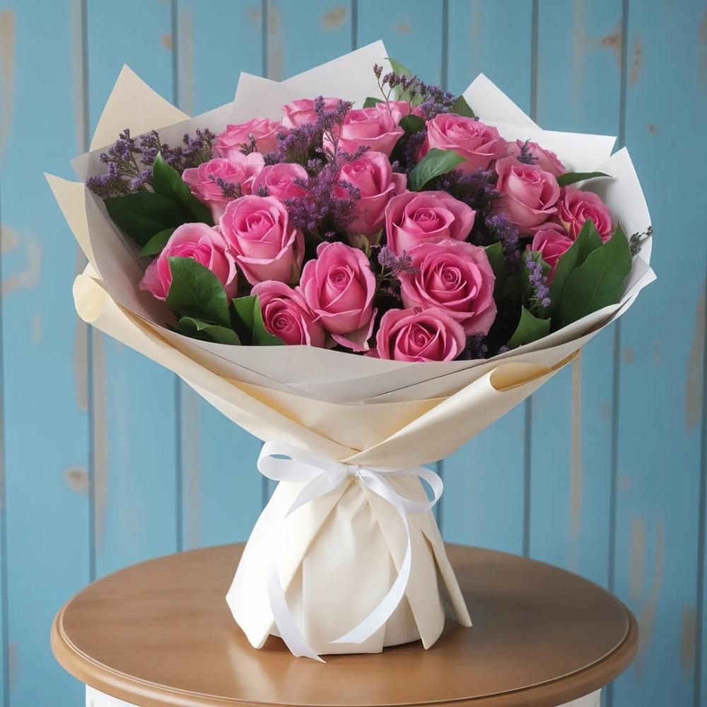 Букет цветов из: Розы в Жабкино