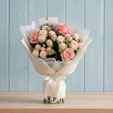 Букет цветов из:  Розы #REPLACE_PRED# Жабкино