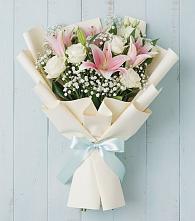 Букет цветов из:  Лилии в Жабкино
