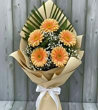 Букет цветов из:  Герберы #REPLACE_PRED# Жабкино