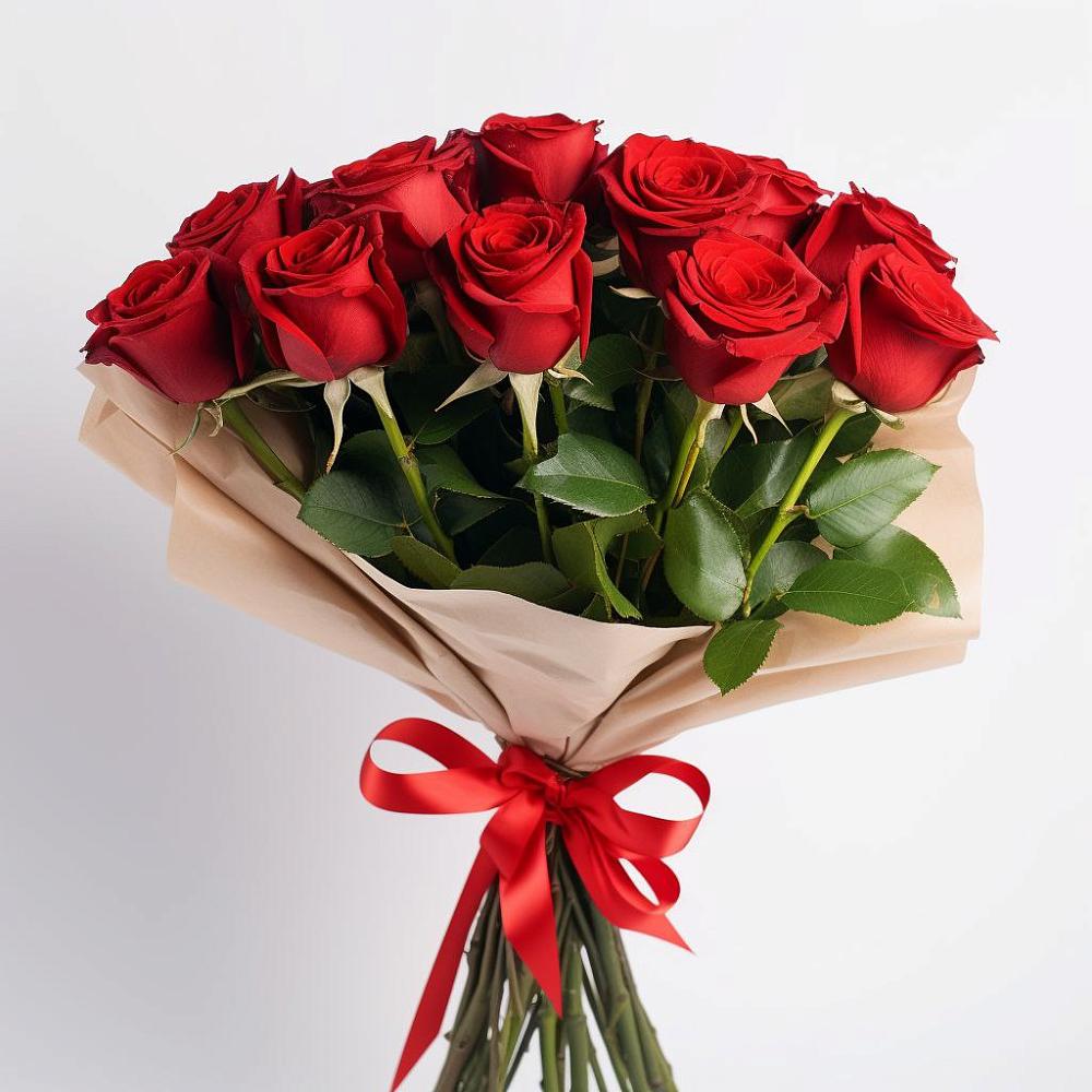 Букет 11 Красных роз Эдлесс Лав в Жабкино
