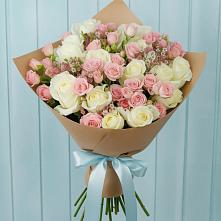 Букет цветов из:  Розы в Жабкино